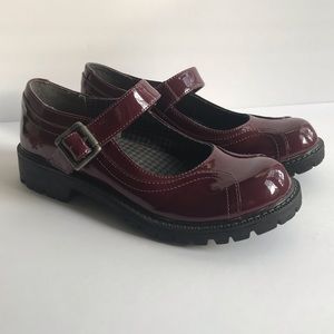 Rocket Dog Burgundy Mary Jane Style Shoes US 7